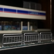 Miniature Fence type 9 Diorama Diecast Unpainted