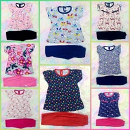 12M-24M Dress baby girl/baju kanakkanak perempuan/baju jalan budak/baju budak perempuan/baju lengan 