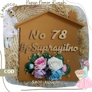 House Number Board Custom Home Decor Wall Decor
