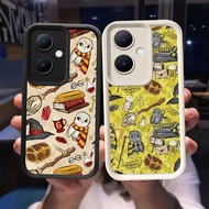 O-7 Hedwig Owl Casing for Xiaomi Redmi Poco K60 A2 13C C65 A1 Ultra Black and White