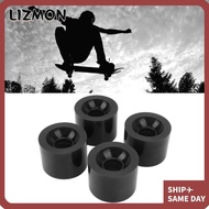 LIZMON 4 Pcs/Set PU Wheels, Low Noise 60x45mm Skateboard Wheels, Durable 78A Skateboard Wheel Replac