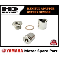 OXYGEN SENSOR ADAPTOR 0 EXHAUST Y15ZR FZ150 RS150 O2 SENSOR ADAPTOR MUFFLER PIPE EXHAUST PIPE RACING
