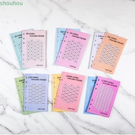 SHOUHMY 48PCS Cost Saving Card, A6 100 Envelopes Eave Money Cash Envelopes, USD Euros 52 Weeks Save 