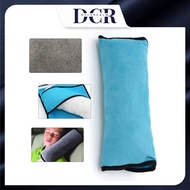 DCR Car Seat Belt Headrest Suede Child Shoulder Cover Car Short Plush Shoulder Pillow