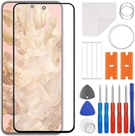 SWARK Front Screen Glass Outer Panel Lens Replacement +OCA Compatible with Google Pixel 8 [6.2"] GKW