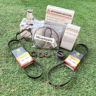 Proton WAJA 1.6 mmc timing belt kit set+btkk AISIN WATER PUMP+alternator fan belt SET