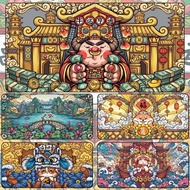 Mouse Pad, Large Size GOD OF WEALTH Mouse Pad 80x30cm /90x40cm /120x60cm Anti-Slip, Durable