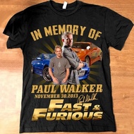 In Memory Of Paul Walker November Fast Furious Shirt unisex S-5XL