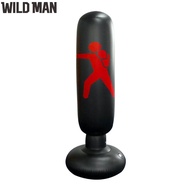 (Ready) ปฏิบัติมวยกระสอบทรายเป้าฝึกซ้อม Inflatable กระสอบทรายความเครียดบรรเทาเด็กผู้ใหญ่ (Ready Stoc