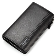 New Men's Clutch Korean Version Business Multifunctional Clutch Fashion Zipper Large Capacity Wallet Men's Bag Wallet Long Wallet Long Wallet Zipper Wallet Men