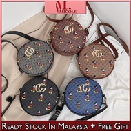 Ready Stock MICOLE SB2646 Korean Women Sling Bag Crossbody Bag Shoulder Bag Women Bags Casual Bag Be