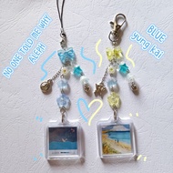 【PuCa】Music Album cover phone charms/blue Yung Kai/no one told me why Aleph/keychain/cute/kawaii/gif