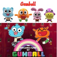 The Amazing World of Gumball Plush Toys, Cute Cartoon Character Dolls, Kids' Comfort Pillows, Backpa