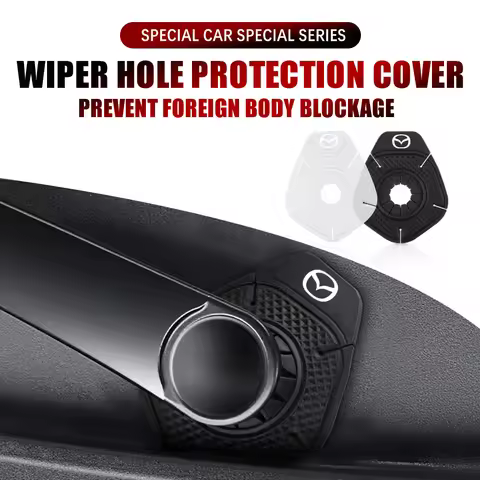Car Windshield Wiper Arm Hole Protection Cover Silicone Dust Cover For Mazda 3 6 Atenza MS RX-8 CX3