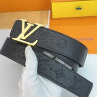 Lv New Style Embossed Premium Belt Men Luxury Business Fashion Belt AK