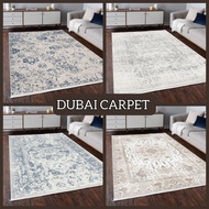 (Aster home) Dubai Carpet Premium Emboss | gebu gebaslembut | corak timbul emboss