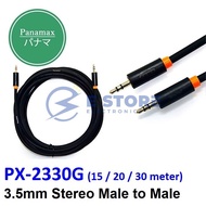 Panamax PX-2330G 3.5mm Stereo Plug to 3.5mm Stereo Plug Cable - 15 / 20 / 30 meter