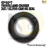 TOYOTA LAND CRUISER 2UZ / UZJ100 CAM OIL SEAL 90311-43004 43x60x7