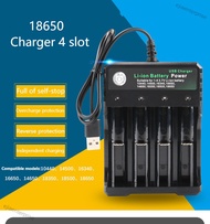 3.7V 18650 Charger Li-ion Battery USB Independent Charging Portable 18350 16340 14500 Battery Charge
