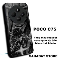 Case hp poco/S22/softcase glossy Poco C75/Casing Poco C75/ can request other types