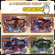❡  Easyshop888 Avenger Nerf Gun toy With Soft Bellet Kids Toys