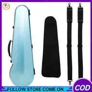 4/4 Violin Case Violin Carrying Case With Cotton Cover Cloth Hygrometer Carrying Strap Professional Carbon Fiber Violin Box Portable Wear-Resistant Instrument Accessories