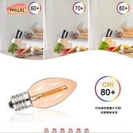 FKILLAONE Crystal Light Bulb, E12 E14 0.5W 1W LED Light Bulb, Hot 2200K 2700K Warm White Candle Ligh