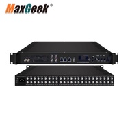 Maxgeek 3394C-V3 24-IN-1 Mux Scrambling QAM Modulator 24 Port Tuner DVBS2 Input to IP and RF Output 
