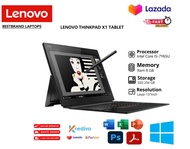 LAPTOP 2 IN 1 LENOVO X1 TABLET CORE I5 7TH RAM 8GB SSD 256GB LAYAR 13 Inch TOUCHSCREEN WINDOWS 10