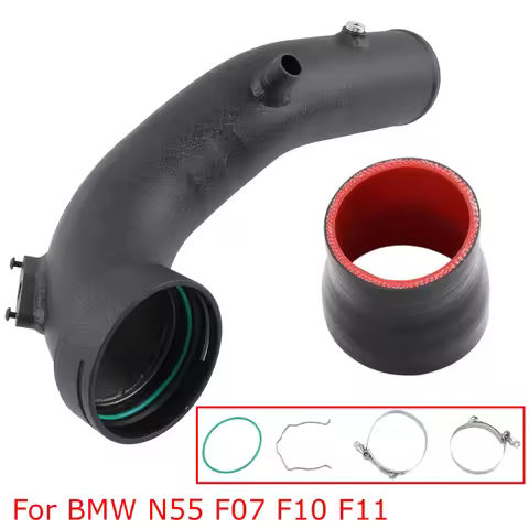 Intercooler Charge pipe Kit Turbo Charge Pipe For BMW 2011+ N55 F07 F10 F11 535i 640i 740i X5 X6 Alu