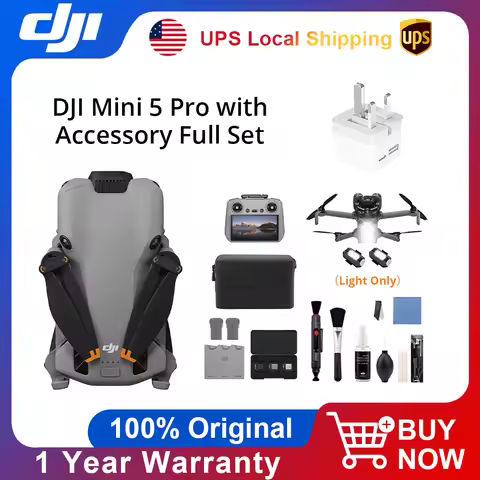 DJI Mini 5 Pro Drone 4K Professional Drones with a Camera & Optional Accessory 1-Inch Camera APAS 6.