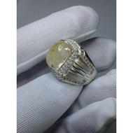 CINCIN PERAK PERMATA JARUM EMAS ASLI