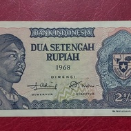 Indonesia 2.5 2 1/2 rupiah 1968 seri sudirman replacement