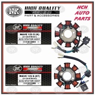 STATOR COIL COMP/ FIELD COIL ASSY - HONDA - WAVE 125 S - (KICK) 31120-KTM-901/ (ELEC STARTER) 31120-