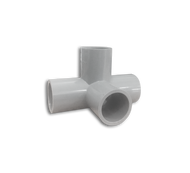 Sambungan Pipa PVC TEE 4 WAY 90˚ AW 1 INCH ( 4 WAY KNEE) - AQUALON