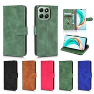 Skin Feel Leather Flip Cover Case For Honor X6B  Card Slot Wallet ShockProof Case Honor X8B X6B hono