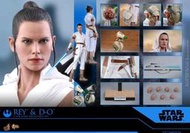 【玩具狂人】現貨 野獸國 HOT TOYS MMS559 星際大戰：天行者的崛起 芮 &amp; D-O 套裝