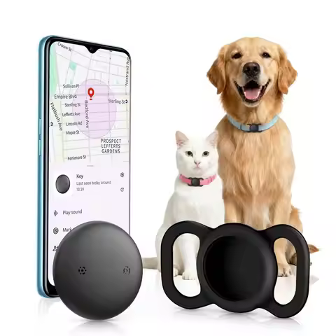 Pack Google Android GPS Dog Collar, Mini Dog GPS Tracker, Smart Pet Activity Tracker, No Subscriptio