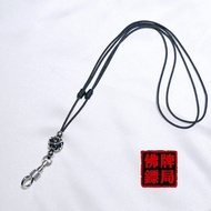 Rotating Quick Release Necklace Quick Release Retractable Cotton Rope Amulet Necklace Amulet Rope Am
