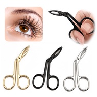 1Pcs Scissor Type Eyebrow Tweezer Fine Hairs Puller Eye Brow Nose Hair Removal Stainless Steel Beaut