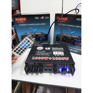 DIGITAL AMPLIFIER MP3 fleco F-198B pro 1000w+1000w high quality karaoke power amplifier bluetooth ka