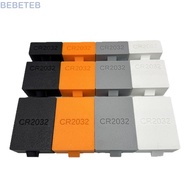 BEBETEB Coin Cell Battery Storage , Portable Plastic CR2032 Battery Box, 10/20/30 Hole Small Battery