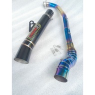 Daeng sai4 Pipe canister conical open specs exhaust Pipe for Wave 125 Xrm 110/125 Wave 100/110/115 R