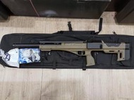 二手寄賣 9成新 ICS CXP-TOMAHAWK 犢牛式 黑(噴沙色) 手拉空氣狙擊槍 含槍袋 1槍1匣