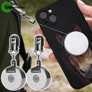 [H&L]Metal Circular Snap Fastener, Retractable Pull Design, Extendable for Name Tag Card Lanyard or 