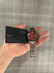 ❤️公價$99,800 罕有品 限量版 鈦金屬 罕有紅色錶面計時碼錶 自動機械錶 ✅出世卡 ✅盒 ✅購買單據 GRAND SEIKO SPORT COLLECTION SBGC275G