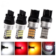 2pcs Canbus 3157 1156 1157 T20 7440 7443 3156 4014 45 SMD Amber Red White Cars LED Turn Signal Parki