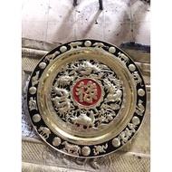 Handcrafted BRONZE PLATE WITH LETTERS "LOC"