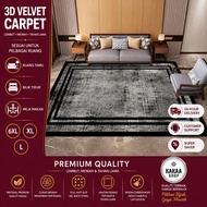 Kakaashop Karpet velvet modern home | carpet 3d anti slip ruang tamu