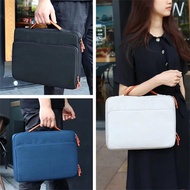 กระเป๋าใส่แล็ปท็อป พร้อมกระเป๋าด้านหน้า กระเป๋าใส่โน้ตบุ๊ค Laptop bag หูจับหนัง 13 14 15 นิ้ว กันน้ำ กันกระแทก สําหรับ Labtop MacBook Air Pro